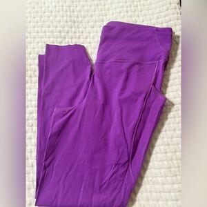 Lululemon Athletica Moonlit Magenta High-Rise Tights